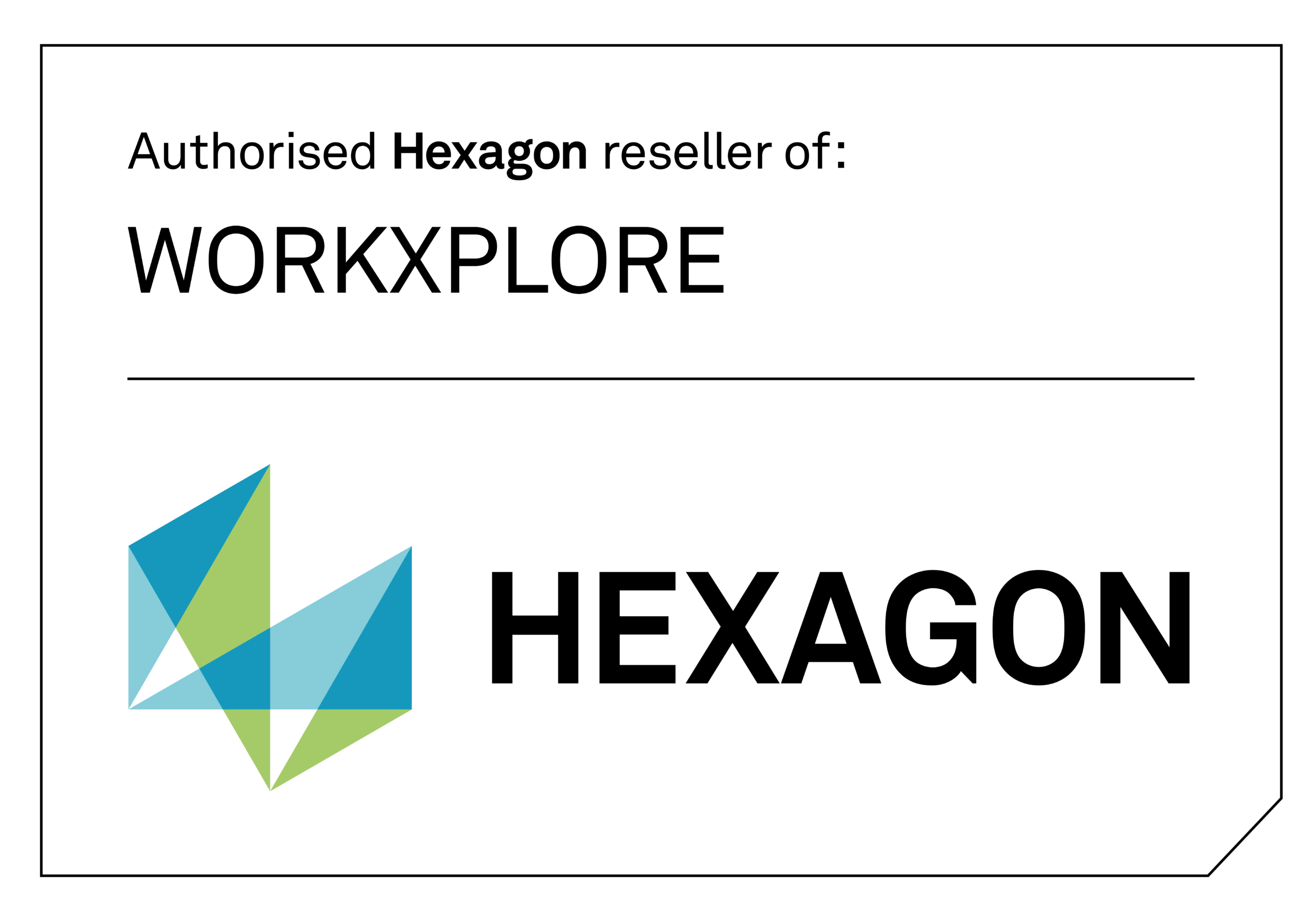 WorkXplore CAD-analysointiohjelman logo. Sinivalkoinen kolmio esittää ohjelmistoa, jolla tarkastellaan 3D-malleja nopeasti ja